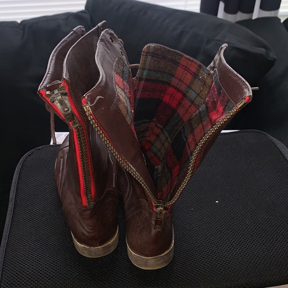 Steve Madden combat boots sz 7 - Picture 3 of 5